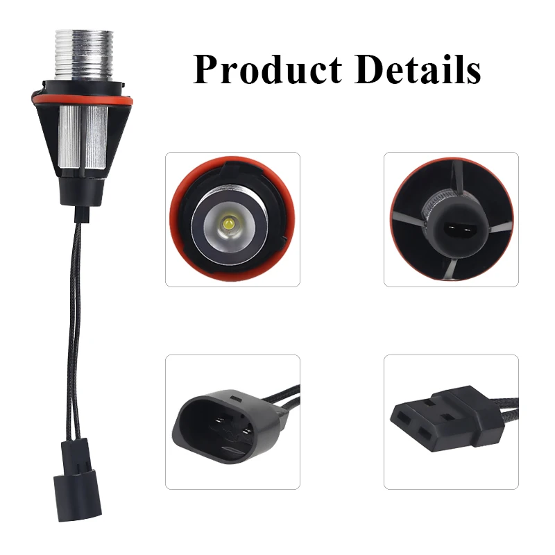 1 пара/2 шт. автомобильные габаритные огни Светодиодные ангельские глазки лампы