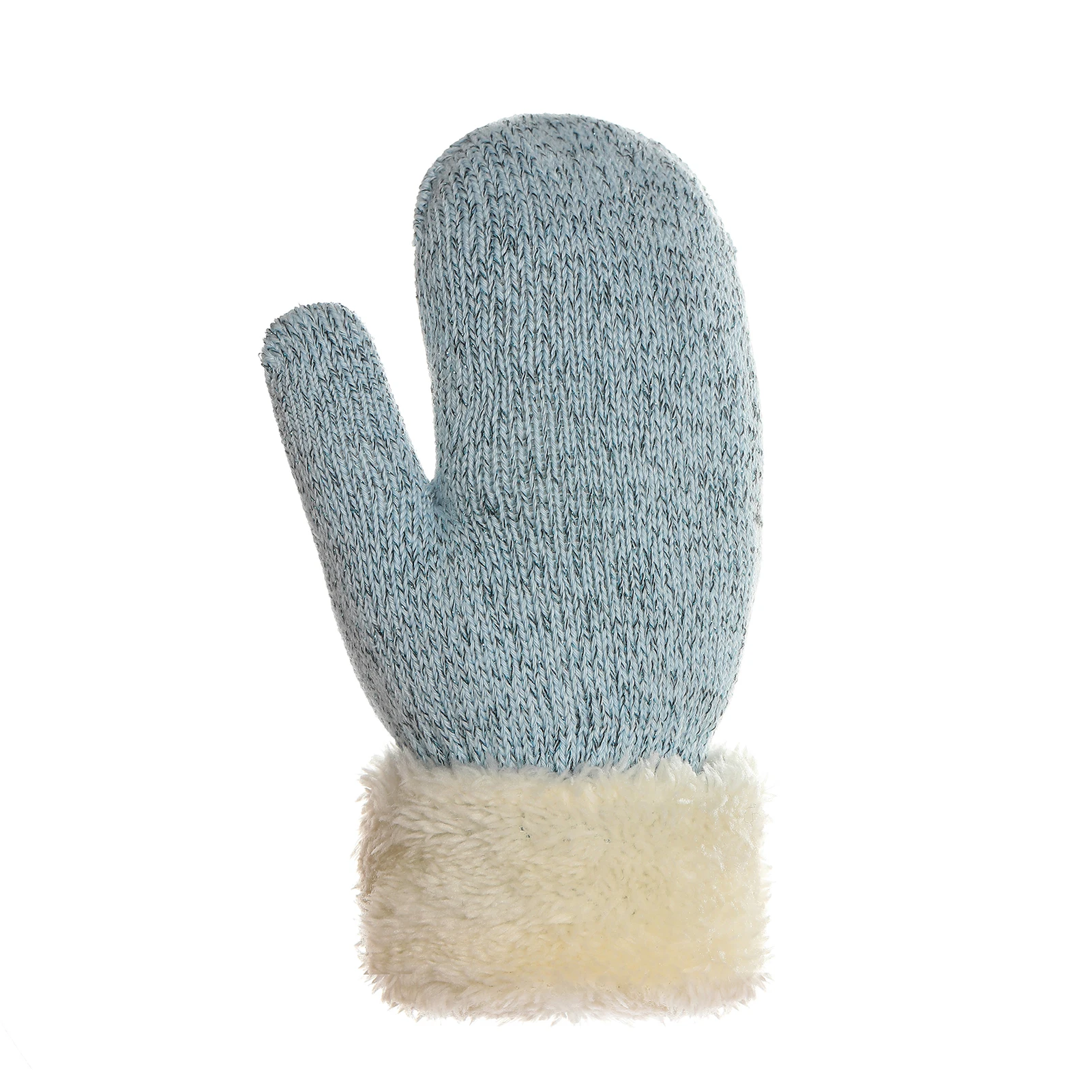 

Kids Winter Dual Pompom Beanie Cap Plush Neck Wrap Scarf Warm Thick Gloves Set