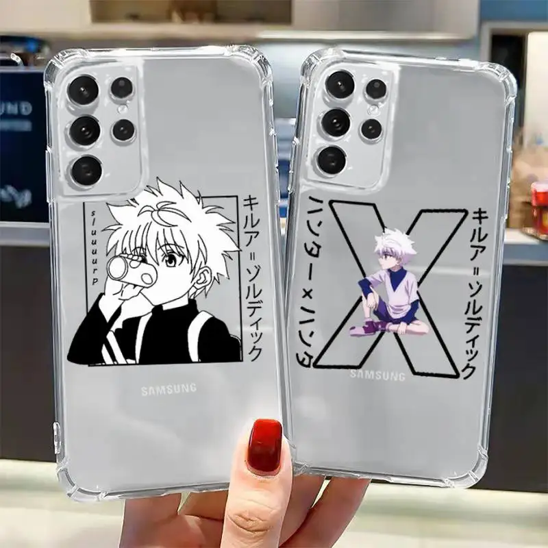

Hunter X Hunter japanese anime Phone Case Transparent for Samsung A 10 21S 31 50 51 52 12 71 S note 10 20 21 fe plus ultra