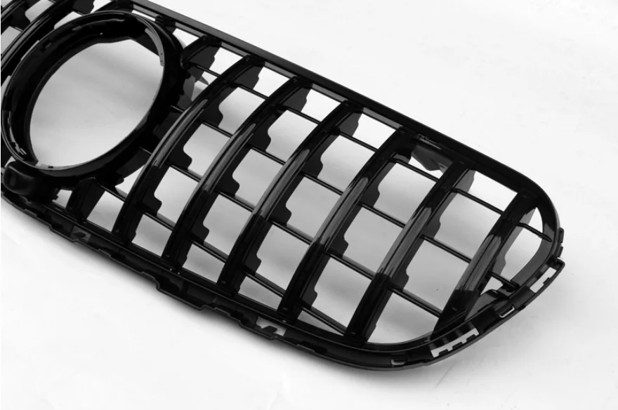 

For Mercedes Benz GLC W/X253 Black GT R Front Grille Grill GLC300 GLC350 2015-2019
