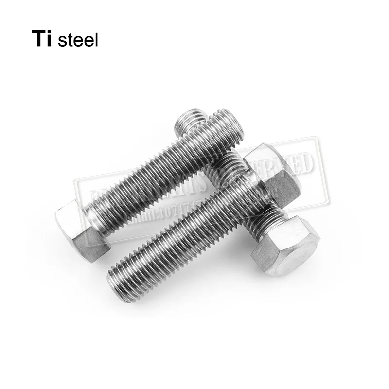 Болты M6 титановые шестигранные болты 12 мм винтовые стержни титановая сталь 10 шт. |
