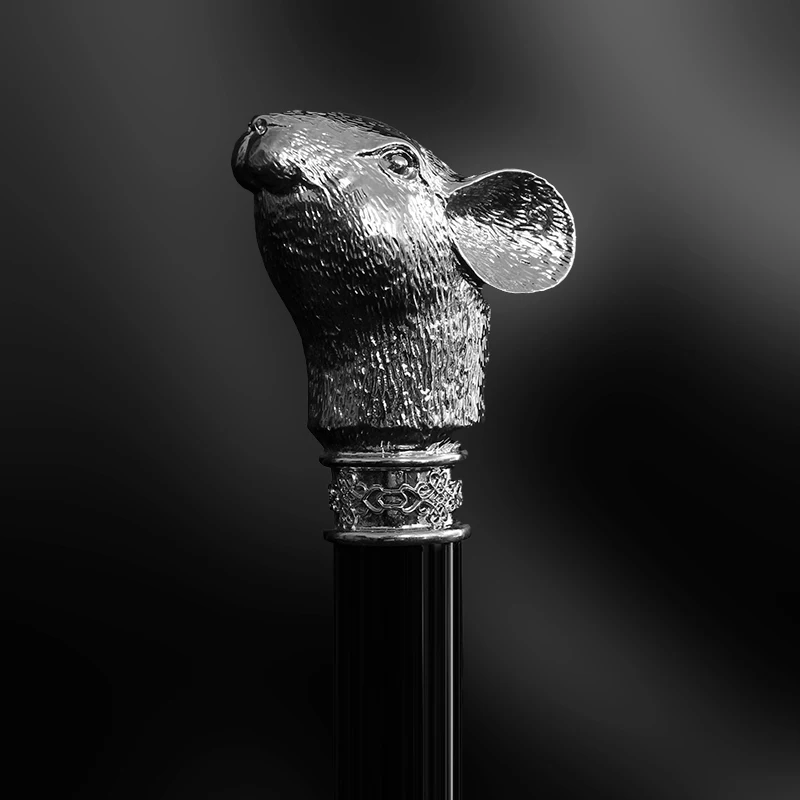 Comprare Dropshipping U5B Di Affari Dell'ombrello Animale Cinese Creativo Dello Zodiaco Del Ratto Della Maniglia Lunga Degli Uomini Dell'ombrello Della Pioggia Antivento Di Lusso