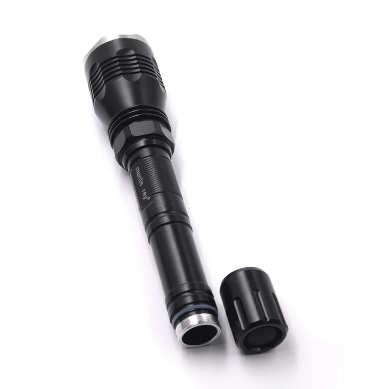 HS-802 Cree XP-L HI V3 светодиодный тактический охотничий фонарь 1 Режим lanterna high bright 500 метров дальность света использовать 2x18650 батареи