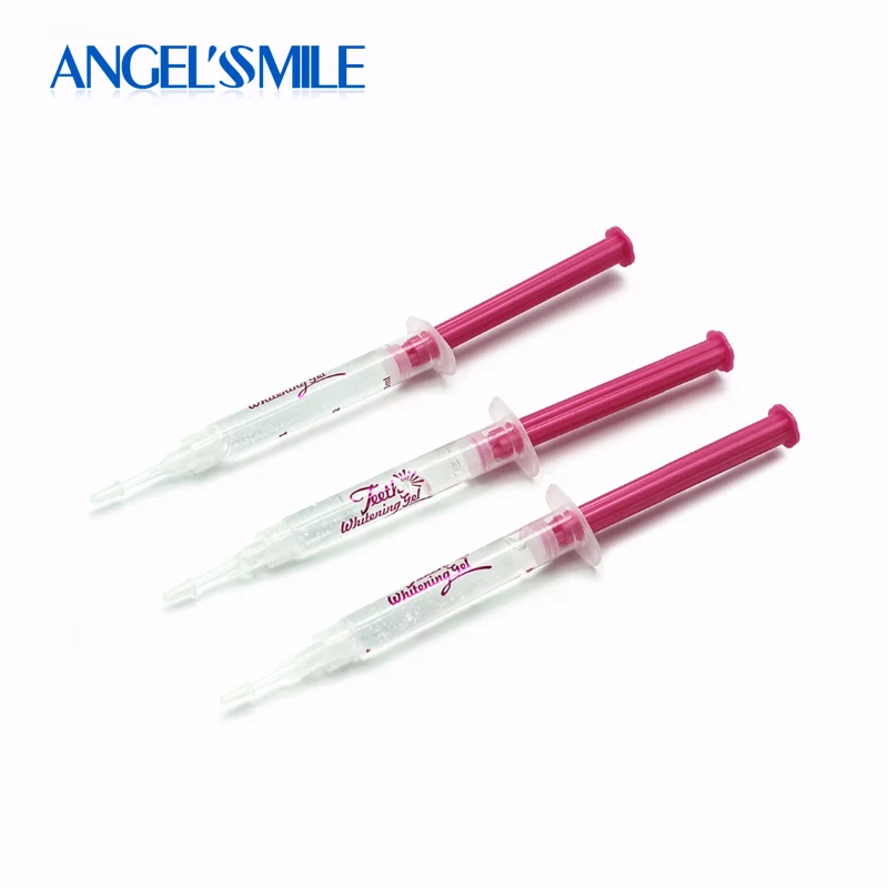 Набор для отбеливания зубов Angelsmile с гелем карбамида пероксида 35% в шприц-рефиллах, система отбеливания зубов, доставка на дом.