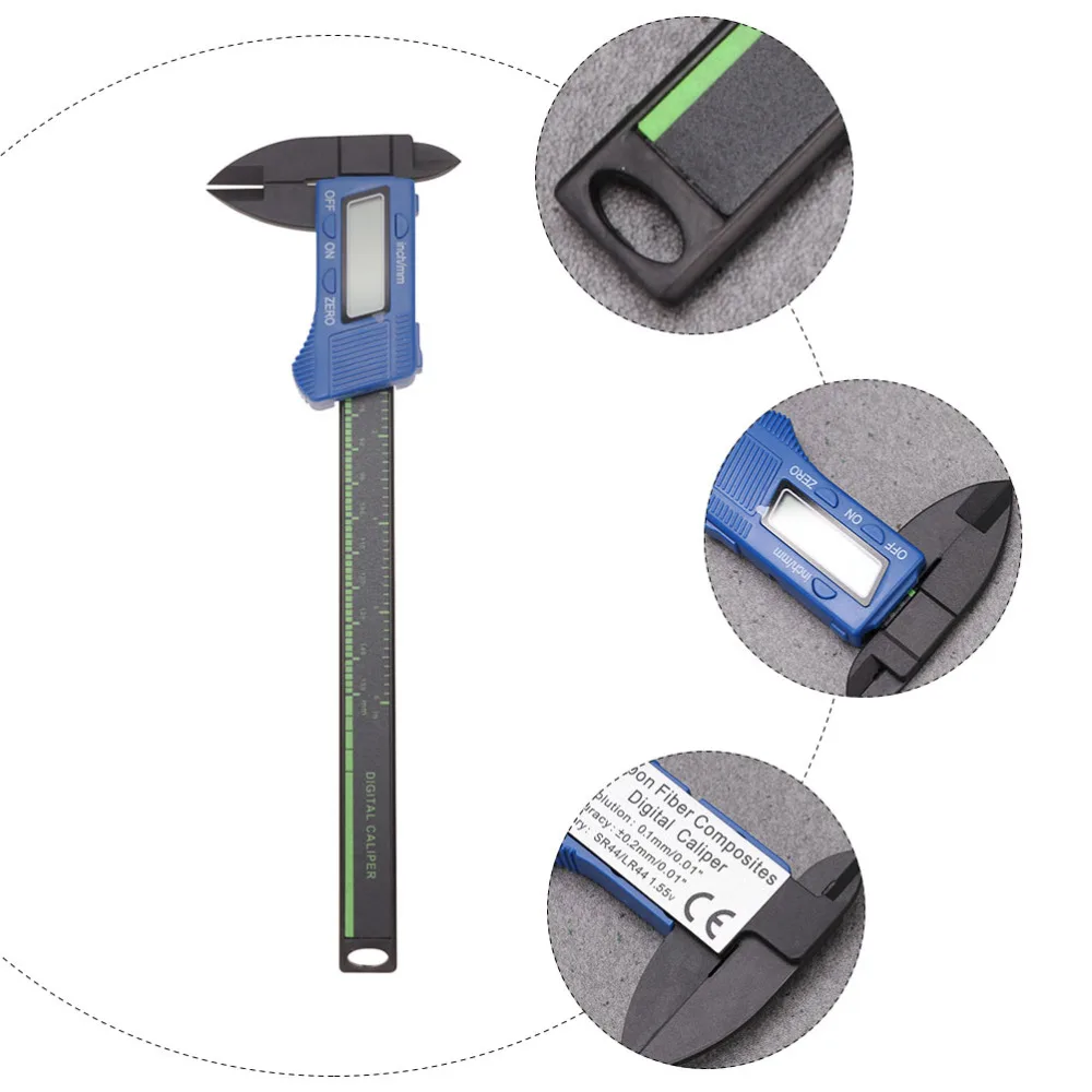 

4Pcs Digital Electronic Vernier Calipers Gauge Micrometers Measuring Tools