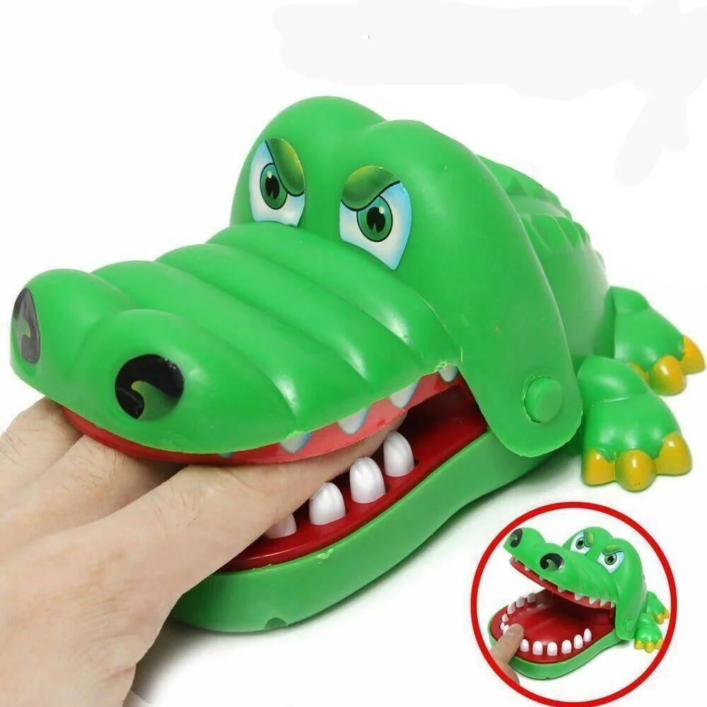 

Лидер продаж 2021, новинка, креативная небольшая крокодиловая рот, стоматолог, игра на палец, забавная игрушка-прикол для детей, Веселая игра