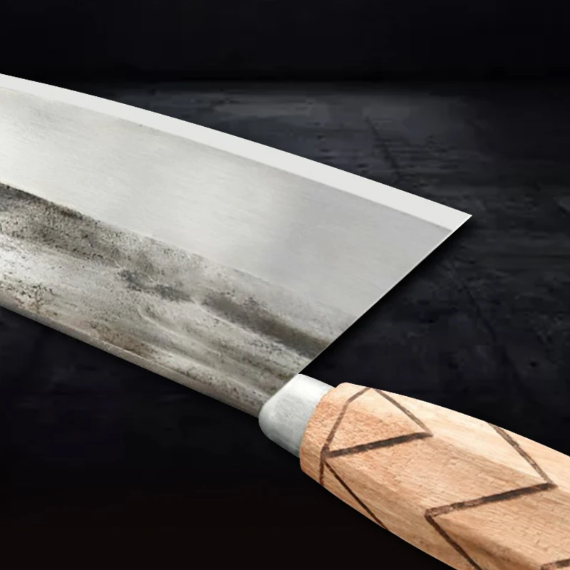 Нож кухонный кованый ручной работы китайский нож шеф повара Кливер для нарезки