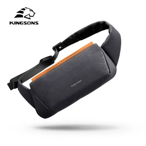 kingsons men waist bag fashion chest pack outdoor sports crossbody bag casual travel male bum belt bag waterproof free global shipping