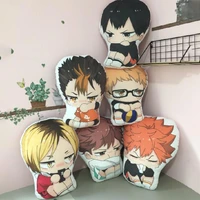 haikyuu anime manga peripheral sofa cushion pillow shoyo tobio kei cartoon kawaii tears sitting posture stuffed plush doll toys