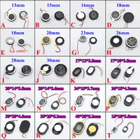 1x round loudspeaker 13mm 15mm 17 18 20 23 26mm 28 30 35 40 mm buzzer ringer sound speaker replacement for cell phone two line