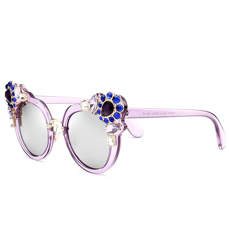 Очки солнцезащитные женские кошачий глаз роскошные брендовые дизайнерские