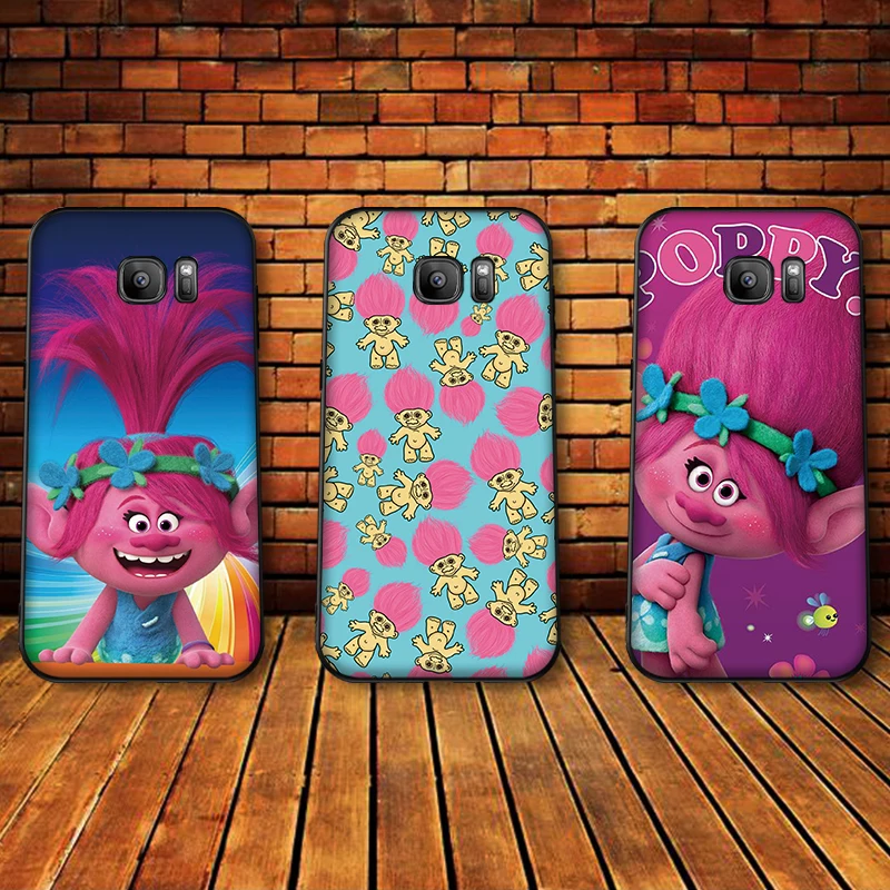 Маковым принтом и рисунками троллей Костюм Мягкий силиконовый чехол для