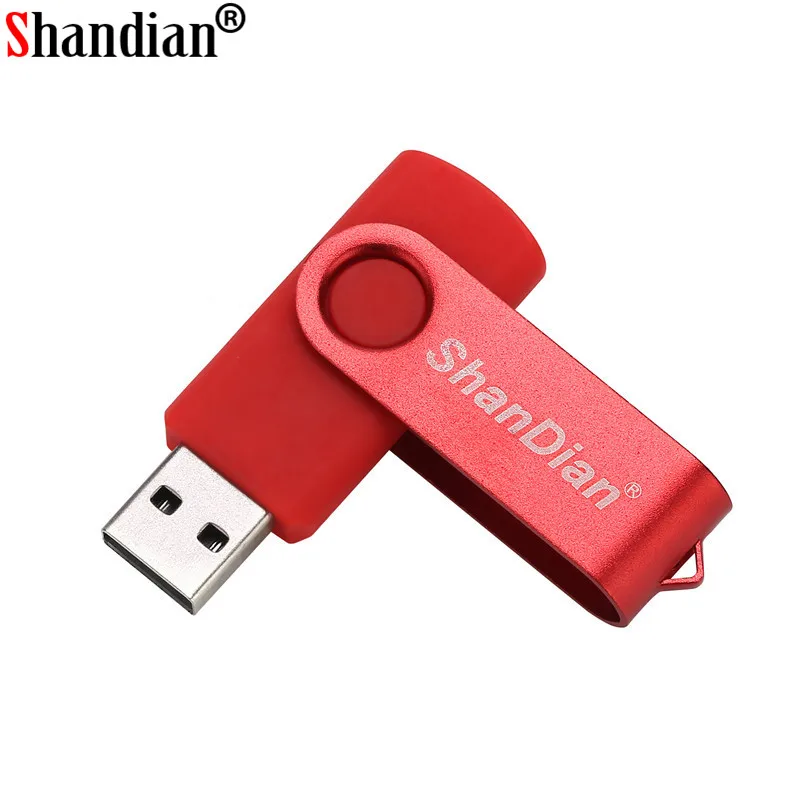 Мини поворотный USB накопитель SHANDIAN флэш 64 ГБ 4 8 16 32 в подарок|swivel usb|swivel usb flash drivepen