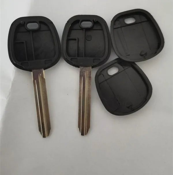 Сменный Чехол для ключа автомобиля для Toyota Camry Highlander Yaris eiz Transponder Key Shell TOY43 Blade с логотипом