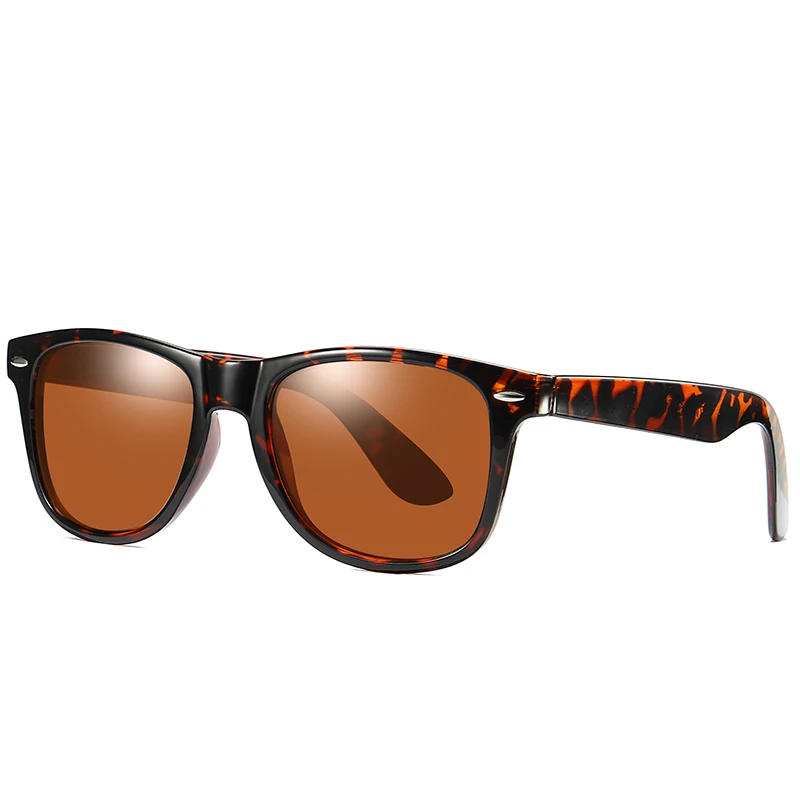 Роскошные мужские поляризованные солнцезащитные очки модные квадратные пк