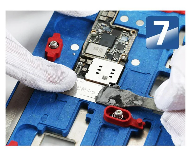 K20 Pcb держатель ремонт приспособление для Iphone X Xs Max материнская плата посадки олова с Bga трафарет A12 удалить черный клей