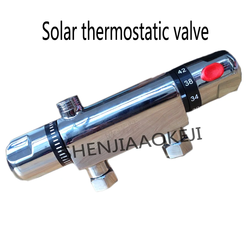

1PC Solar Mixing Valve Temperature Control Shower Valve Thermostat Faucet Wall-mounted Faucet Electric Water Heater Tool