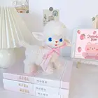 Ретро Классические резиновые куклы в виде овец, милая девочка, любимая, игрушки на день рождения, модель из ягненка, со звуком, украшение в виде животного, игрушка, подарок статический M5O3