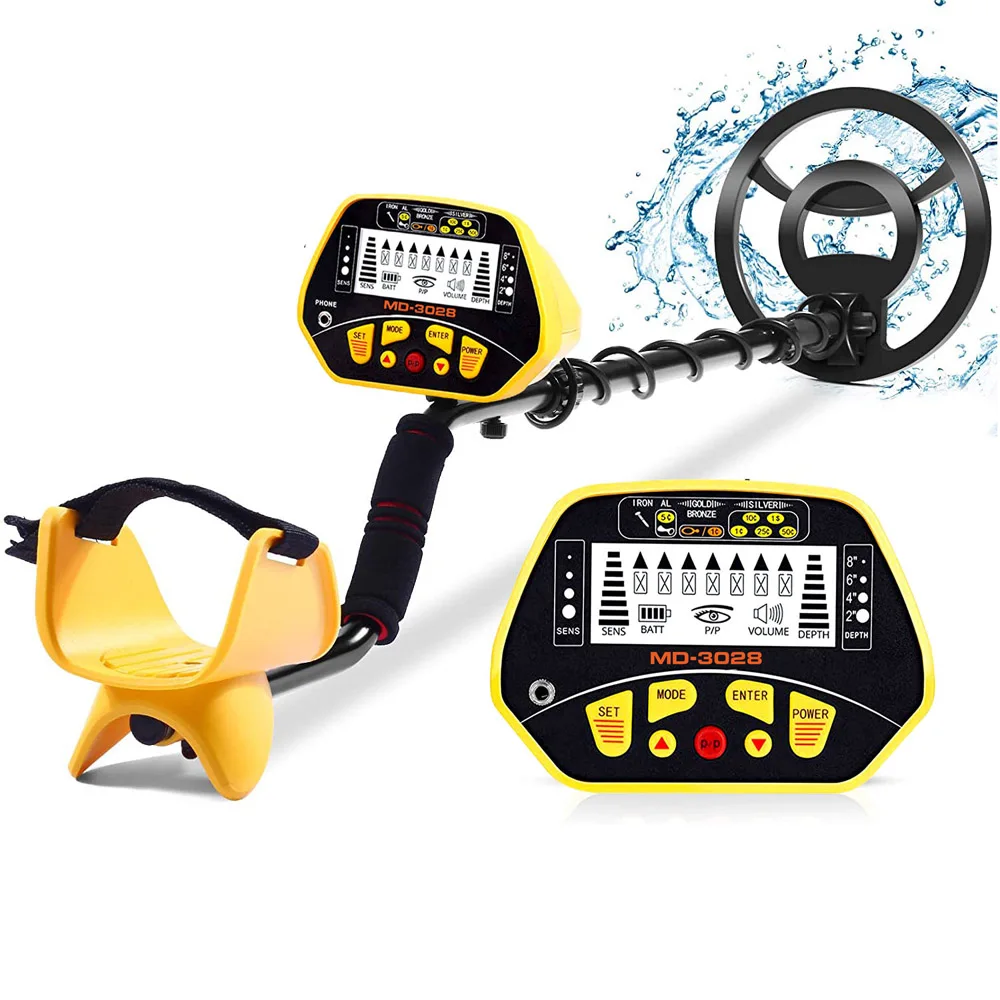 MD3028 Metal Detector Professional Underground Gold Detectors Pinpointer Detecting Jewelry Treasure Hunter High Sensitivity | Инструменты