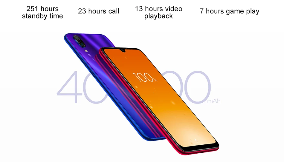 Глобальная версия Xiaomi Redmi Note 7 4GB 64GB Смартфон Snapdragon 660 Octa Core 4000 мАч 6," 2340*1080 48MP+ 5MP мобильного телефона