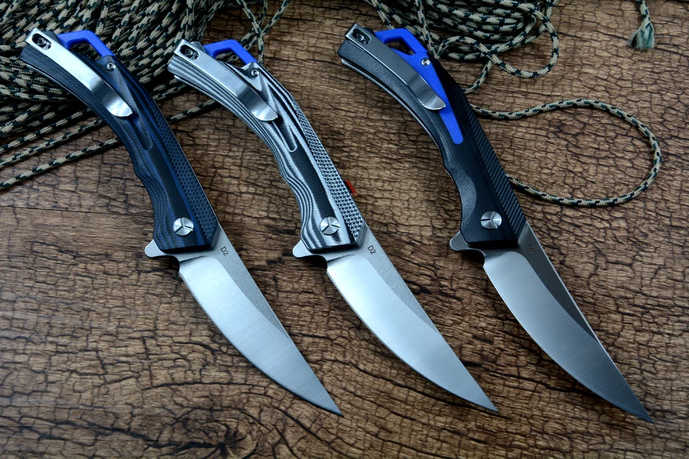 Охотничьи карманные ножи YSTART шайба с подшипником лезвие из стали D2 рукоятка G10 3