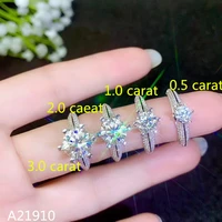 kjjeaxcmy 925 sterling silver inlaid moss diamond female ring new exaggeration