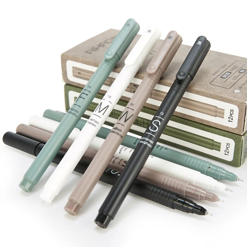 

4 шт./компл. Kawaii милые модные гелевые ручки 0,35 мм черные чернила для студентов письменные принадлежности Школьные принадлежности