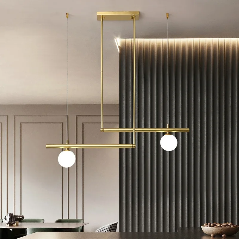 Современный светодиодный подвесной светильник кухонный стеклянный шар для дома