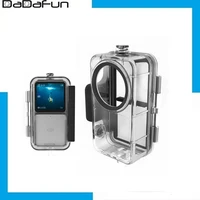 new arrival waterproof case diving shell 45m housing cover pc camera protective cover for osmo action 2