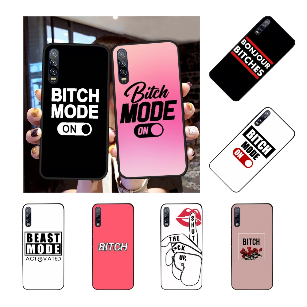 

NBDRUICAI I'm Not Always a Bitch Bonjour bitches Phone Case Cover for Huawei P30 P20 P10 P9 P8 Mate 20 10 Pro Lite