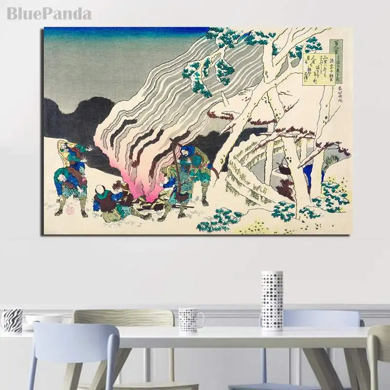 Тридцать шесть видов на горе Fuji Ukiyo-e-это жанр японского процветающего плаката