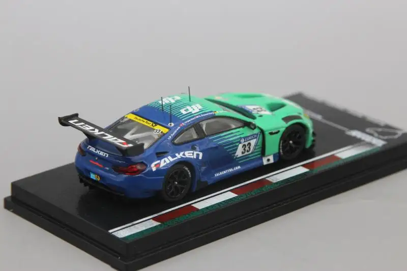 TW 1: 64 B MW M6 GT3(Falken Motor Sports) сплав модель автомобиля литье под давлением металлические игрушки подарок на день рождения для детей мальчик другой
