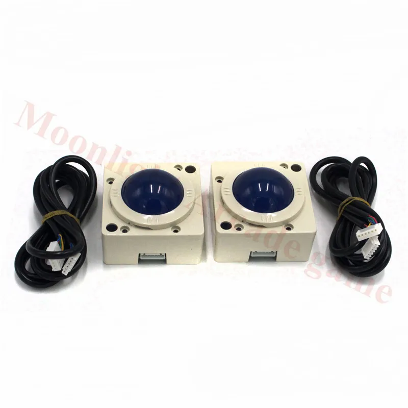 Аркадный светодиодный трекбол для мыши с подсветкой диаметром 60 в 1/4 5 см.