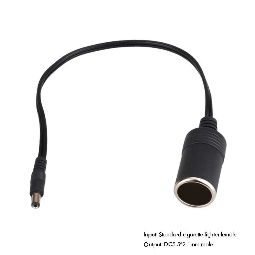 

Высокомощный гнездовой прикуриватель постоянного тока на гнездо постоянного тока 5,5 мм x 2,1 мм штекер/гнездо зарядного кабеля адаптера