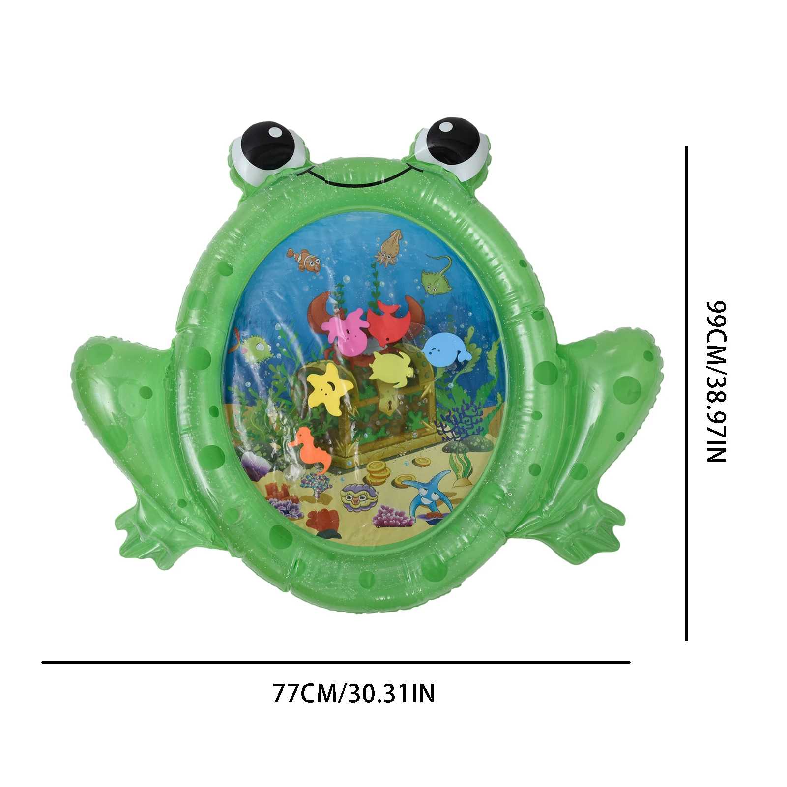 

Inflatable Baby Play Mat Infant Animal Model Water Spray Pad Toddler Activity Playmat Center Water Mat Baby Tummy Gym Toys