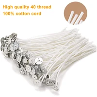 100pcsset diy cotton candle wick ghee wick flameless smokeless core candle making accessories for home holiday decor 101520cm