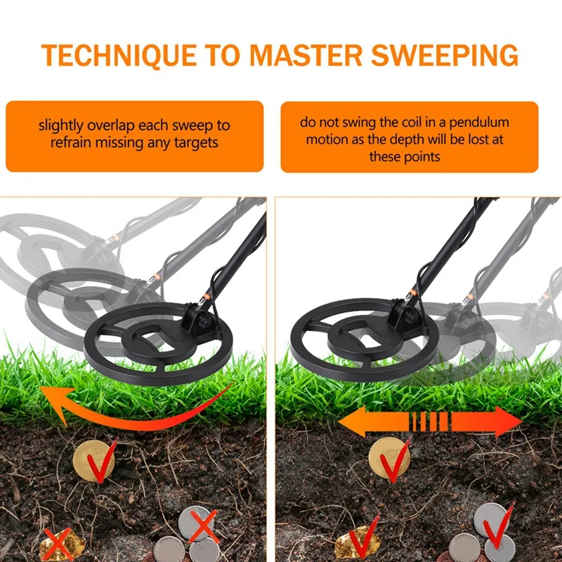 

NEW-GTX5030 Portable Easy Installation Underground Metal Detector Sensitivity Jewelry Treasure Gold Metal Detecting Tool