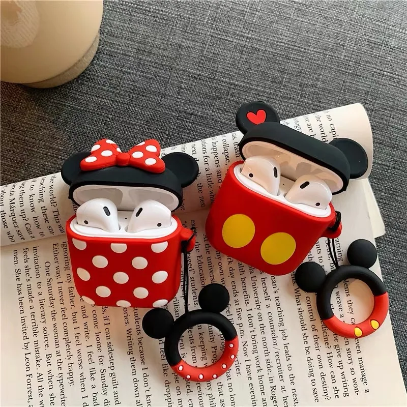 Силиконовый чехол для airpods 2 airpods, чехол с милым единорогом, розовый мультяшный защитный чехол, беспроводной чехол для наушников air pods 2, чехол