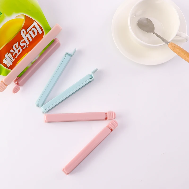 6 шт./компл. разные цвета зажимы для пищевых пакетов уплотнитель хранения закусок