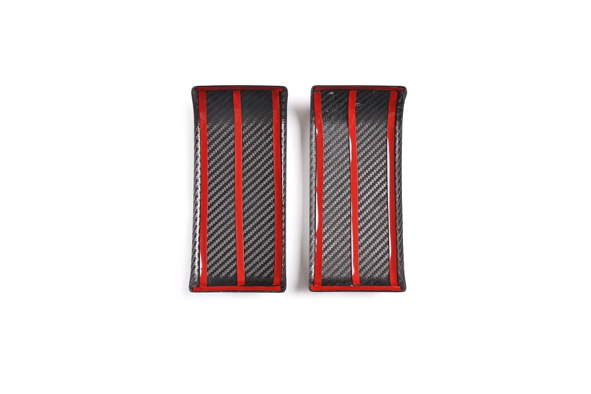 Наклейка на передний бампер и задний из углеродного волокна подходит для Mercedes Benz