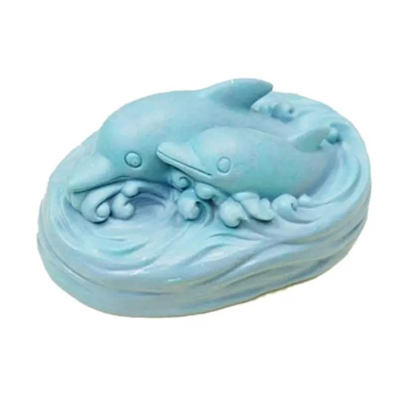 

1Pcs Dolphin Craft Art Silicone Soap Mold Craft Molds DIY Handmade Soap Molds For Soap making