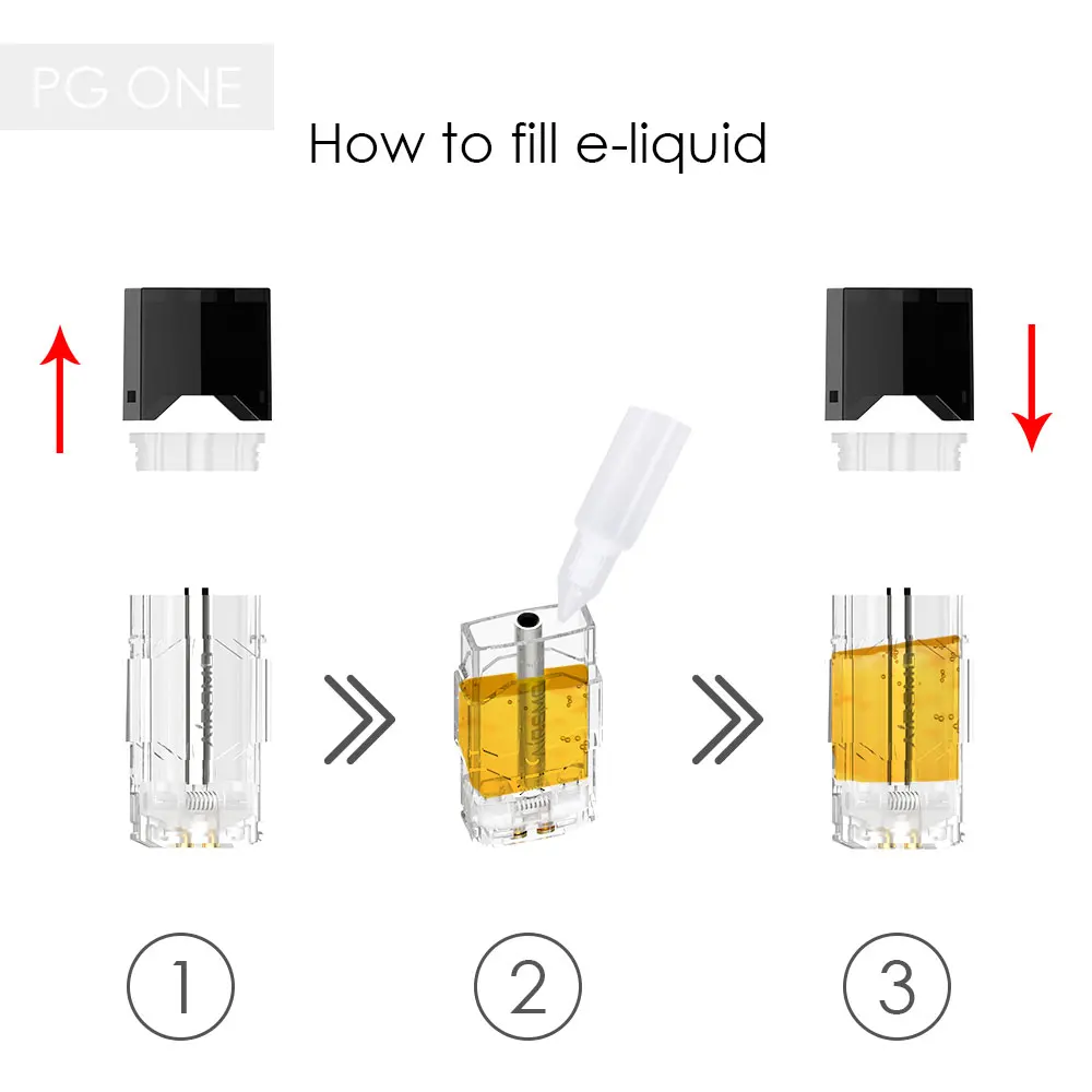 Для Juul Pods, комплект из 24 предметов, вейп ручка, картридж, катушка, распылитель Vape, 0,8 мл, Ом, катушка с верхним заполнением, Электронная стручка PGONE