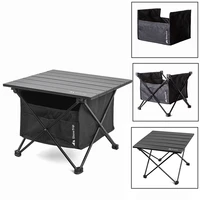 1pc portable outdoor camping folding table detachable fishing picnic ultra light mini desk with storage bag
