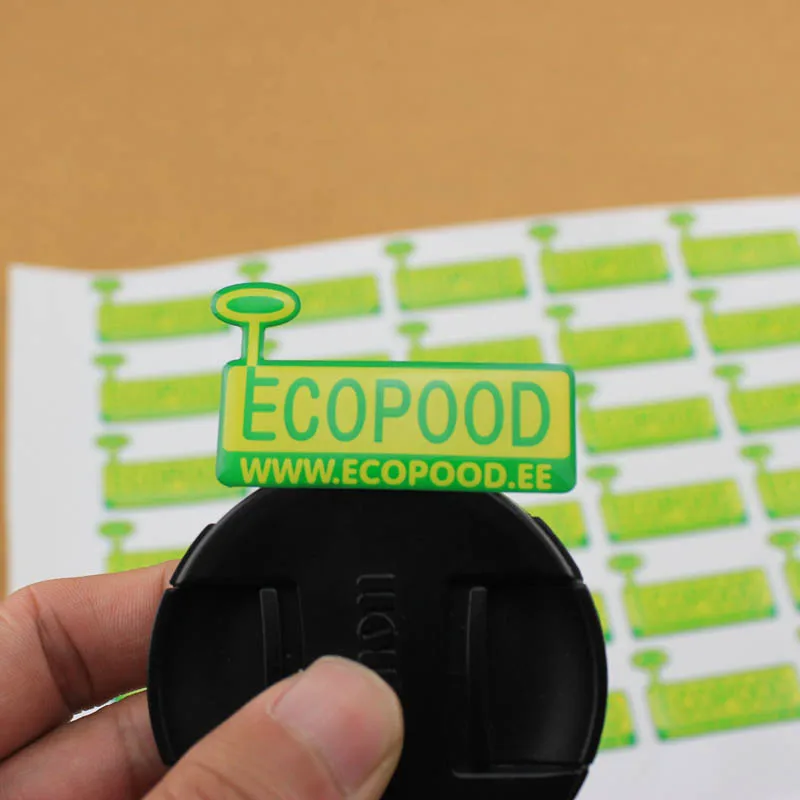 Фабричная фотоэпоксидная наклейка прозрачная полимерная 3D фотоэтикетка |