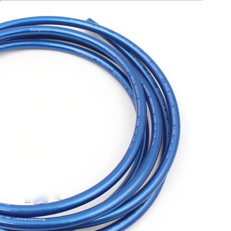 Прямоугольный медный провод OCC высокоплотная экранирующая линия Hi-Fi