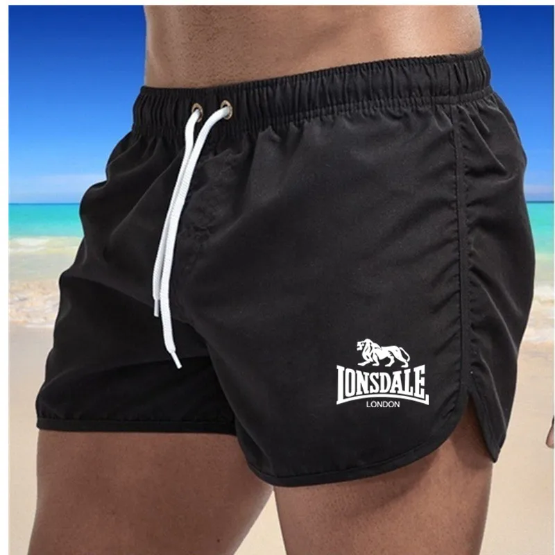 

2021 men's fitness bodybuilding shorts men's summer gym exercise breathable quick-drying sportswear jogging beach shorts