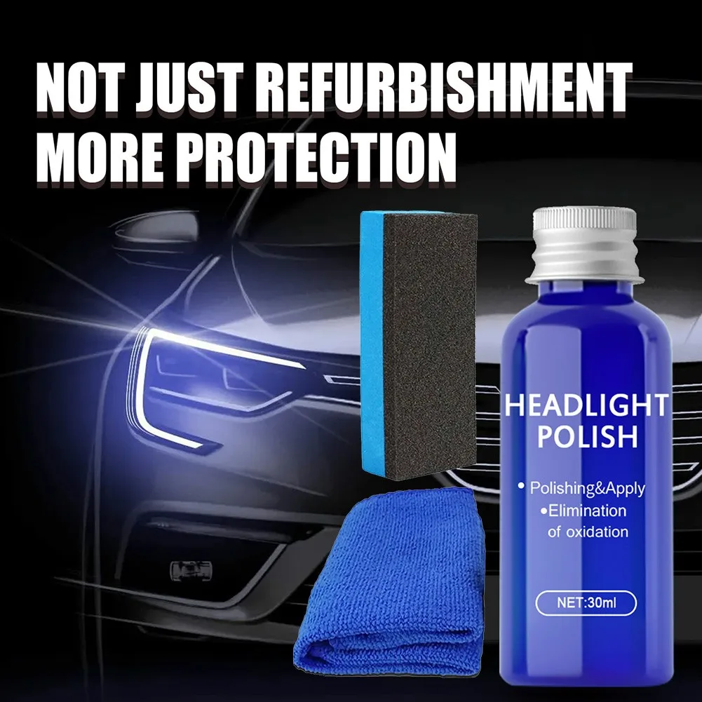 

Car Headlight Maintenance Fluid Car Lamp Retreading Agent Care Cleaning