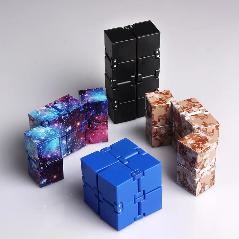 

1PC Infinity Cube Mini Toy Finger EDC Anxiety Stress Relief Cube Blocks Children Kids Funny Toys Best Gift Toys for Children