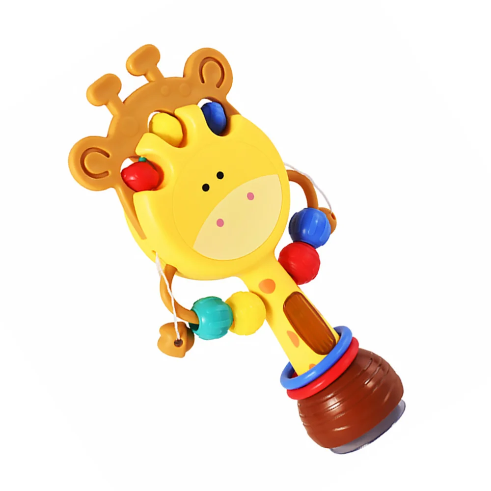 

Baby Shaking Rattle Drum Singing Drum Musical Lighting with Suction Cup
