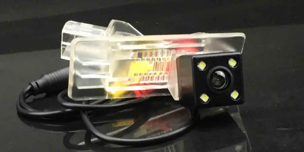 4led camera JIAYITIAN заднего вида Камера для Renault Duster 2009 2012 2013 резервного копирования Камера/CCD/Ночное видение/номерной знак Камера - Название цвета: 4led camera